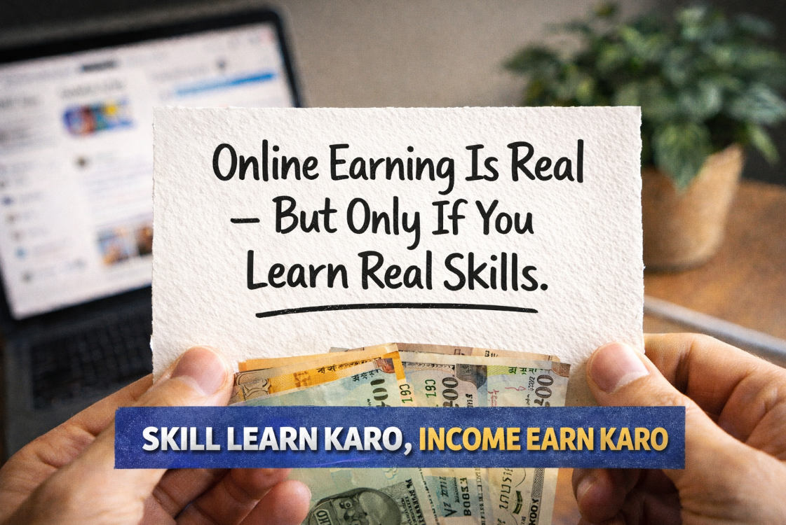 Online Earning Is Real — But Only If You Learn Real Skills