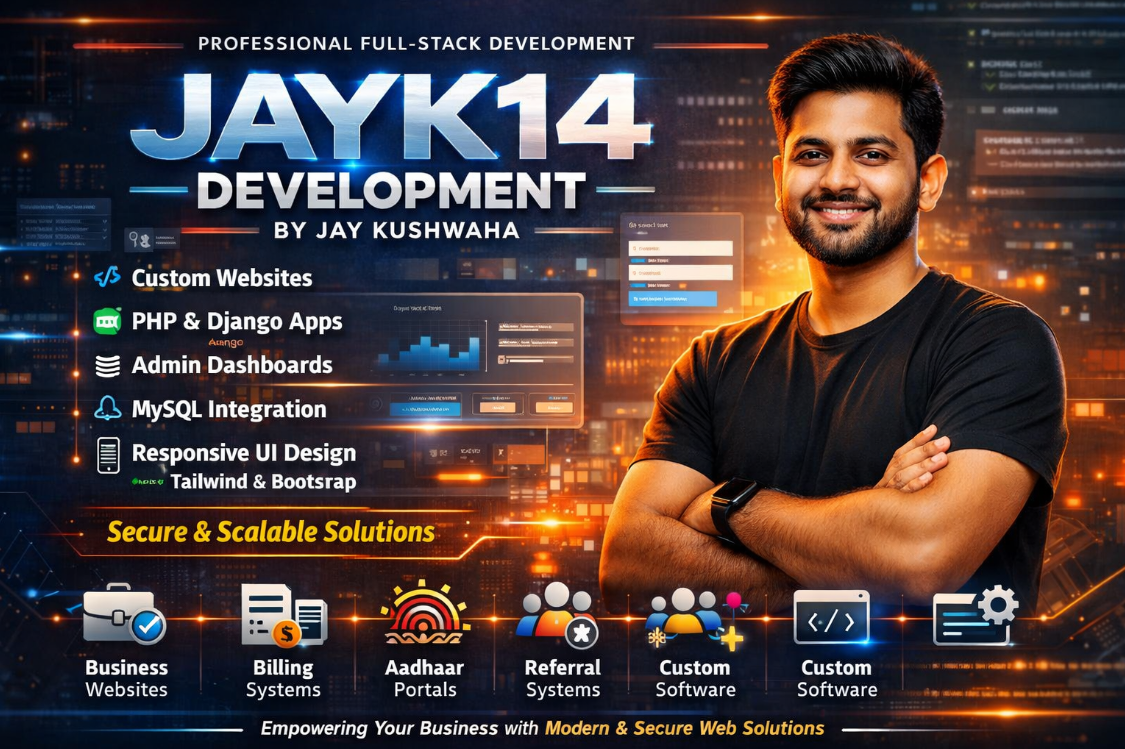 JAYK14 – Professional Web & Software Development Services